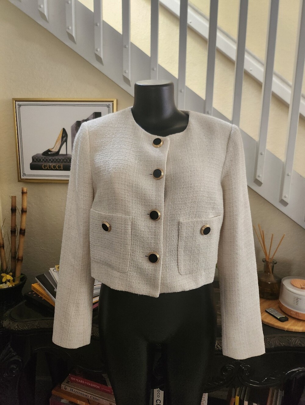 Joie Tweed Blazer size 6 - Picture 1 of 4